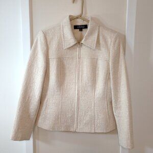 Kasper, Womans Jacket, Metallic Gold Highlights, Size 12